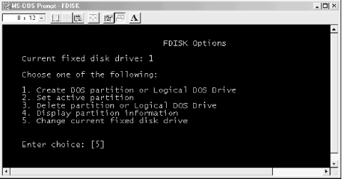 Fdisk Command In Dos In Hindi